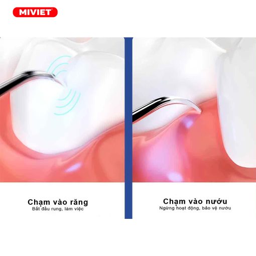 Máy cạo vôi răng Sunuo T12 Pro - kết nối app