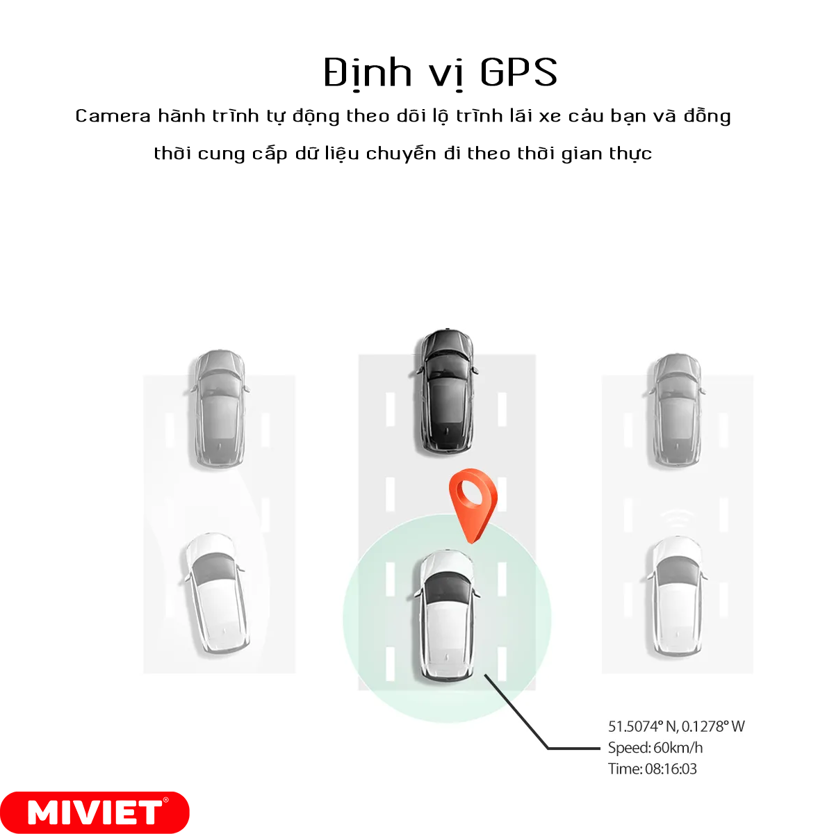 Camera hành trình 70mai A810S 4K (Full cam trước và sau) kèm thẻ nhớ - New 2023 Camera A810s 4K - Dinh Vi GPS