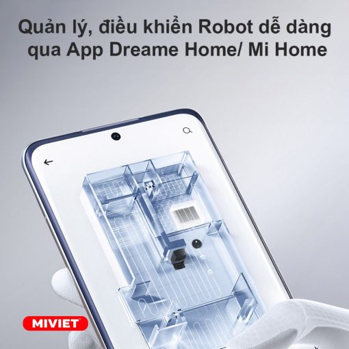 Dieu khien qua app Dreame home - Mi home