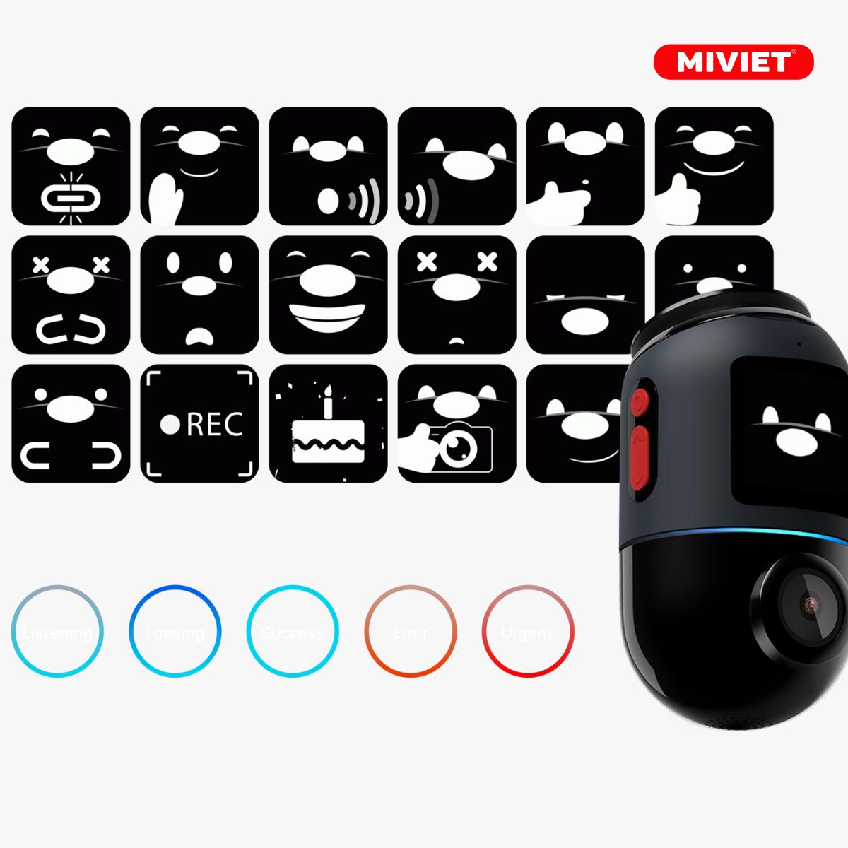 Camera hành trình ô tô 70mai X200 Omni Camera điều khiển bằng giọng nói tiện lợi