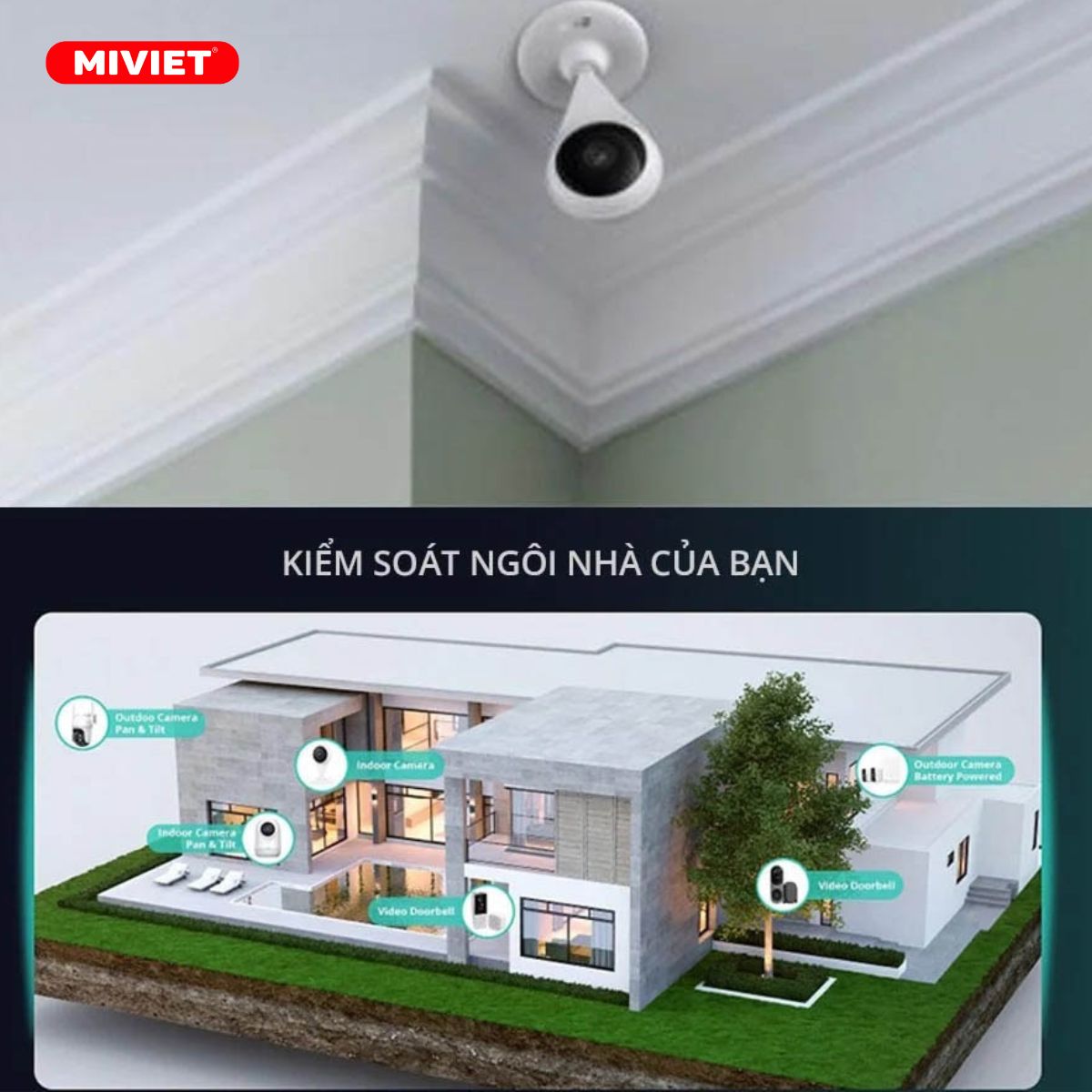 Camera Wifi 2K Botslab C201 - BH 24 Tháng Kiểm soát ngôi nhà của bạn