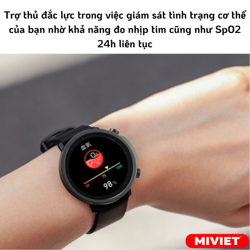 Trợ thủ đắc lực của bạn với khả năng đo nhịp tim cũng như nồng độ SpO2 trong máu