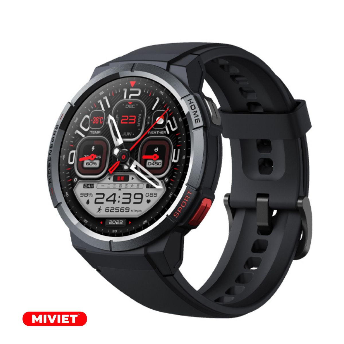 Đồng Hồ Thông Minh Xiaomi Mibro GS - BH 12 tháng - Chính Hãng - Full VAT Đồng Hồ Thông Minh Mibro GS