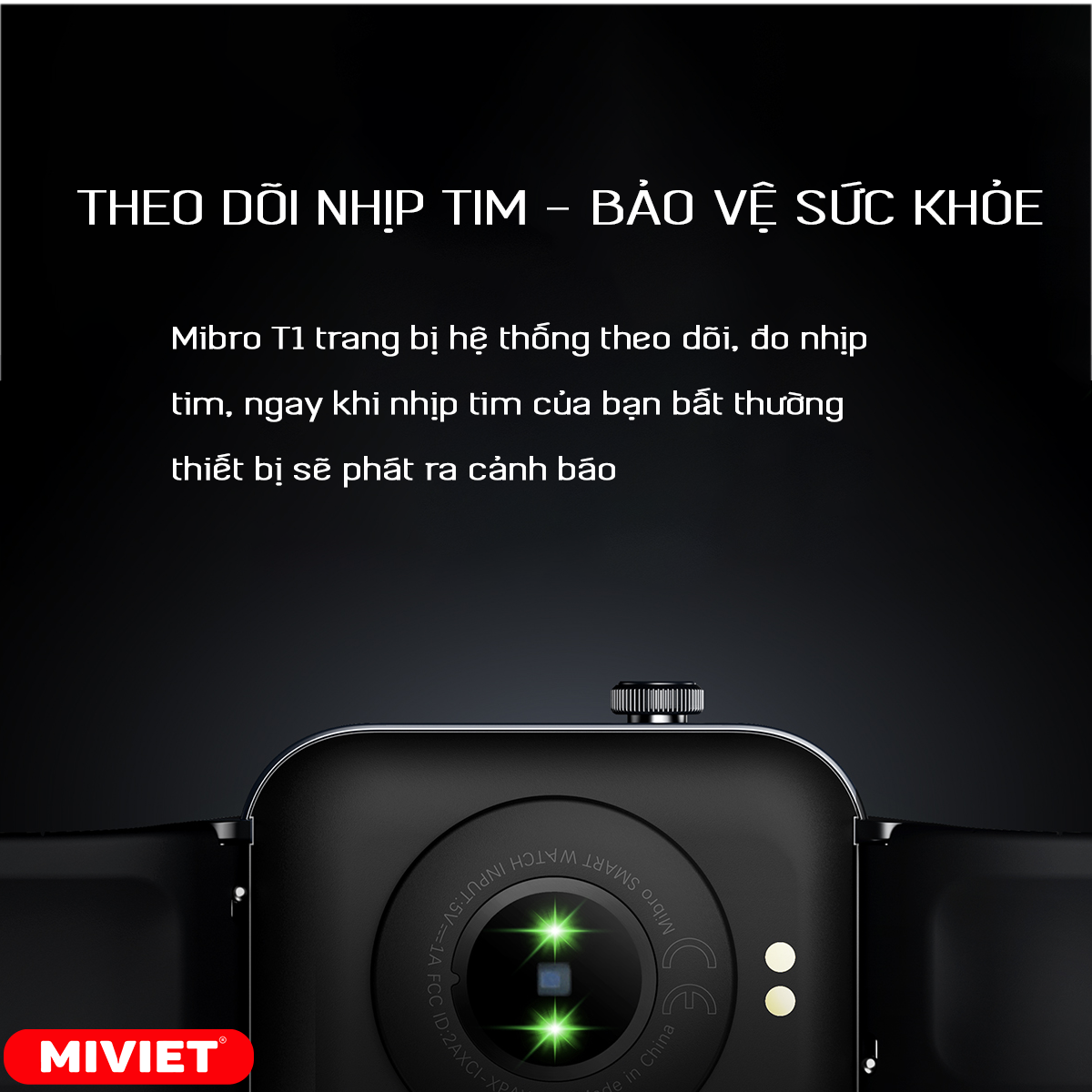 Đồng Hồ Thông Minh Mibro T1 - BH 12 Tháng theo dõi nhịp tim, bảo vệ sức khỏe