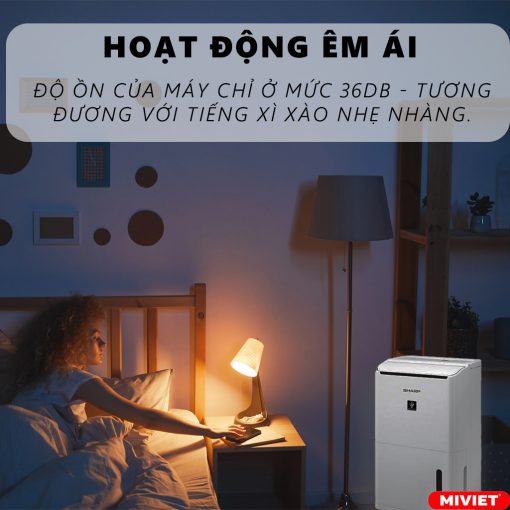 Hoạt động êm ái, không làm phiền giấc ngủ