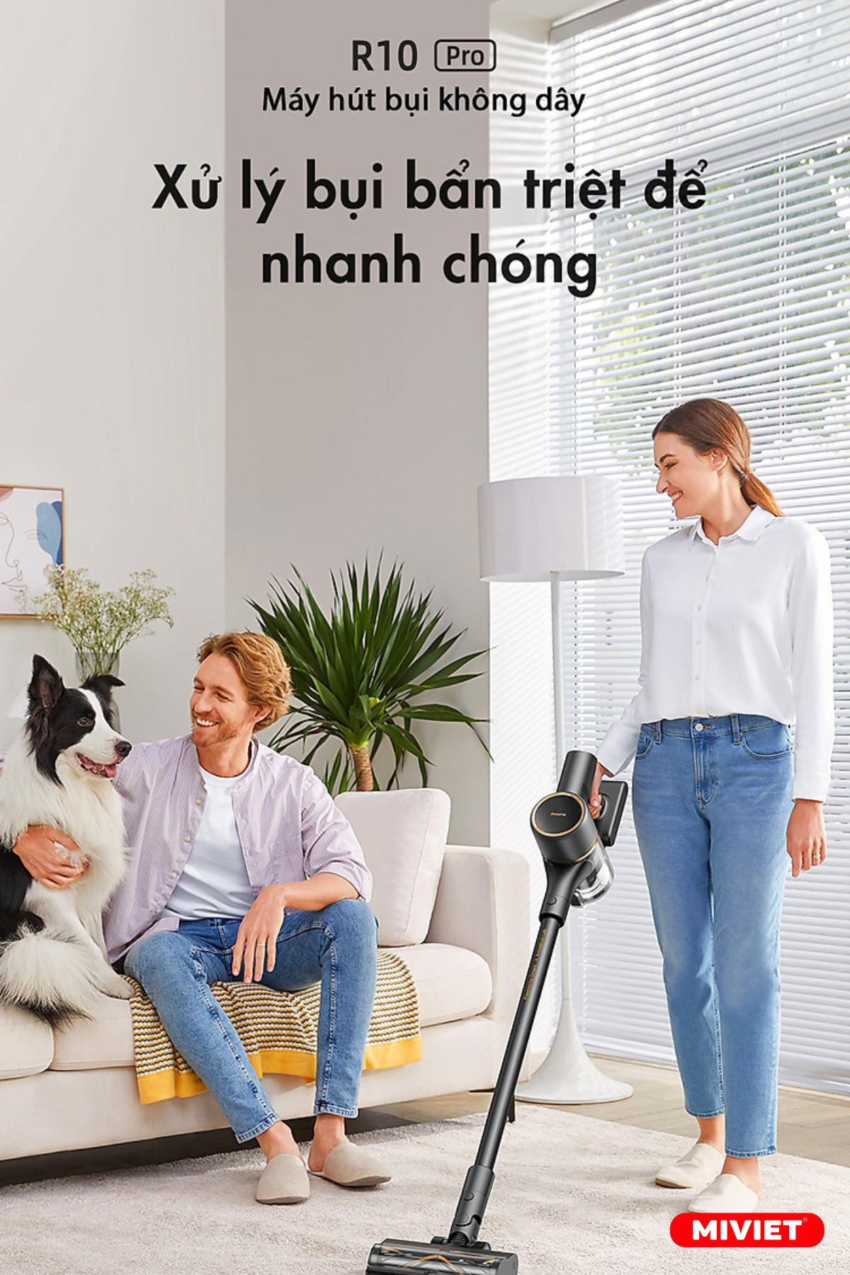 Máy hút bụi cầm tay không dây - Dreame R10 Pro - Chính hãng Máy hút bụi cầm tay không dây Dreame R10 Pro