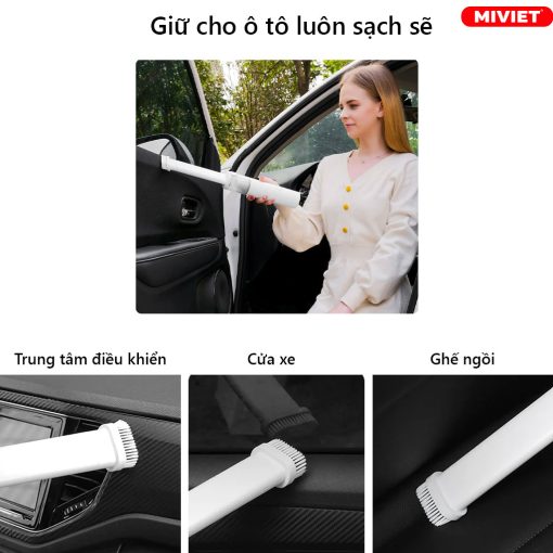 Tiện lợi trong việc hút bụi ô tô
