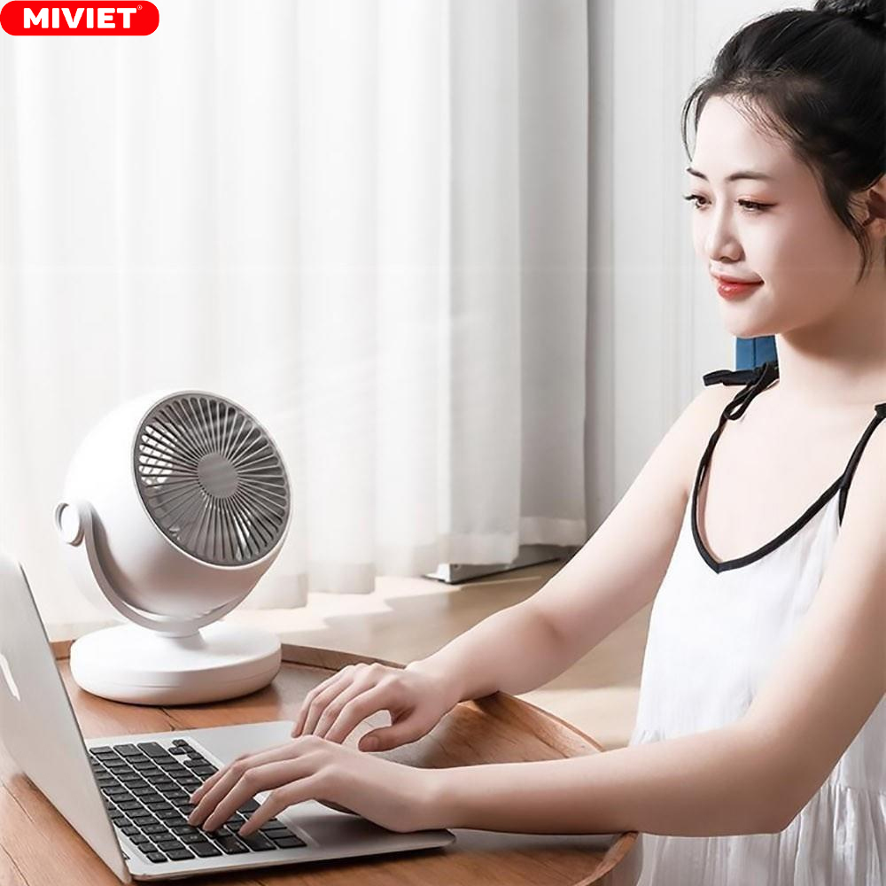 Quạt Tích Điện Mini Để Bàn Lydsto XD-ZMXHS02 - BH 3 Tháng Thiết kế nhỏ gọn, dễ dàng đặt trên bàn làm việc