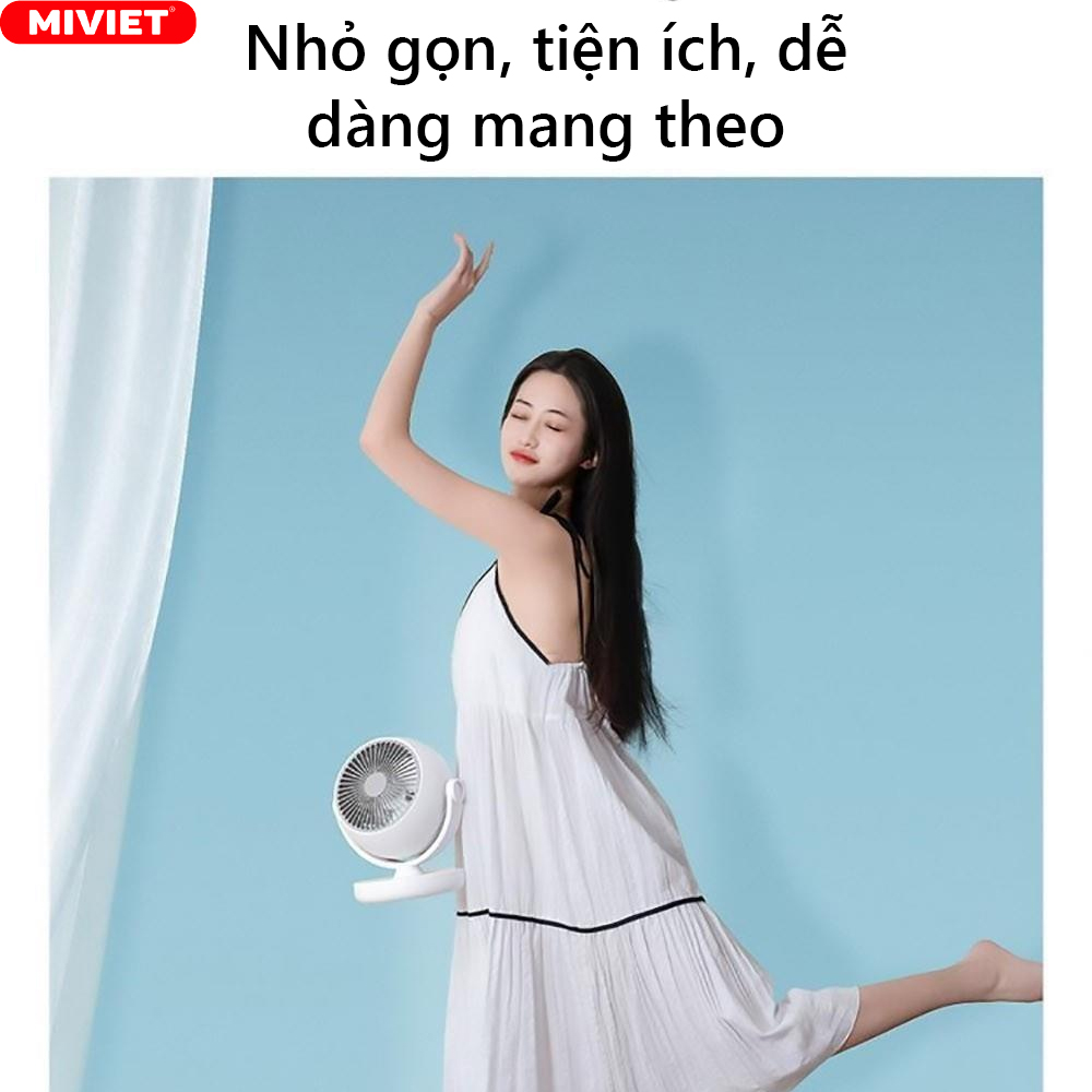 Quạt Tích Điện Mini Để Bàn Lydsto XD-ZMXHS02 - BH 3 Tháng Thiết kế nhỏ gọn, tiện lợi cho người dùng