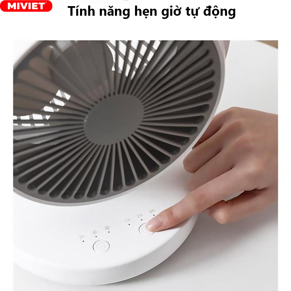 Quạt Tích Điện Mini Để Bàn Lydsto XD-ZMXHS02 - BH 3 Tháng Được trang bị tính năng hẹn giờ, giúp bạn tiết kiệm điện tối đa
