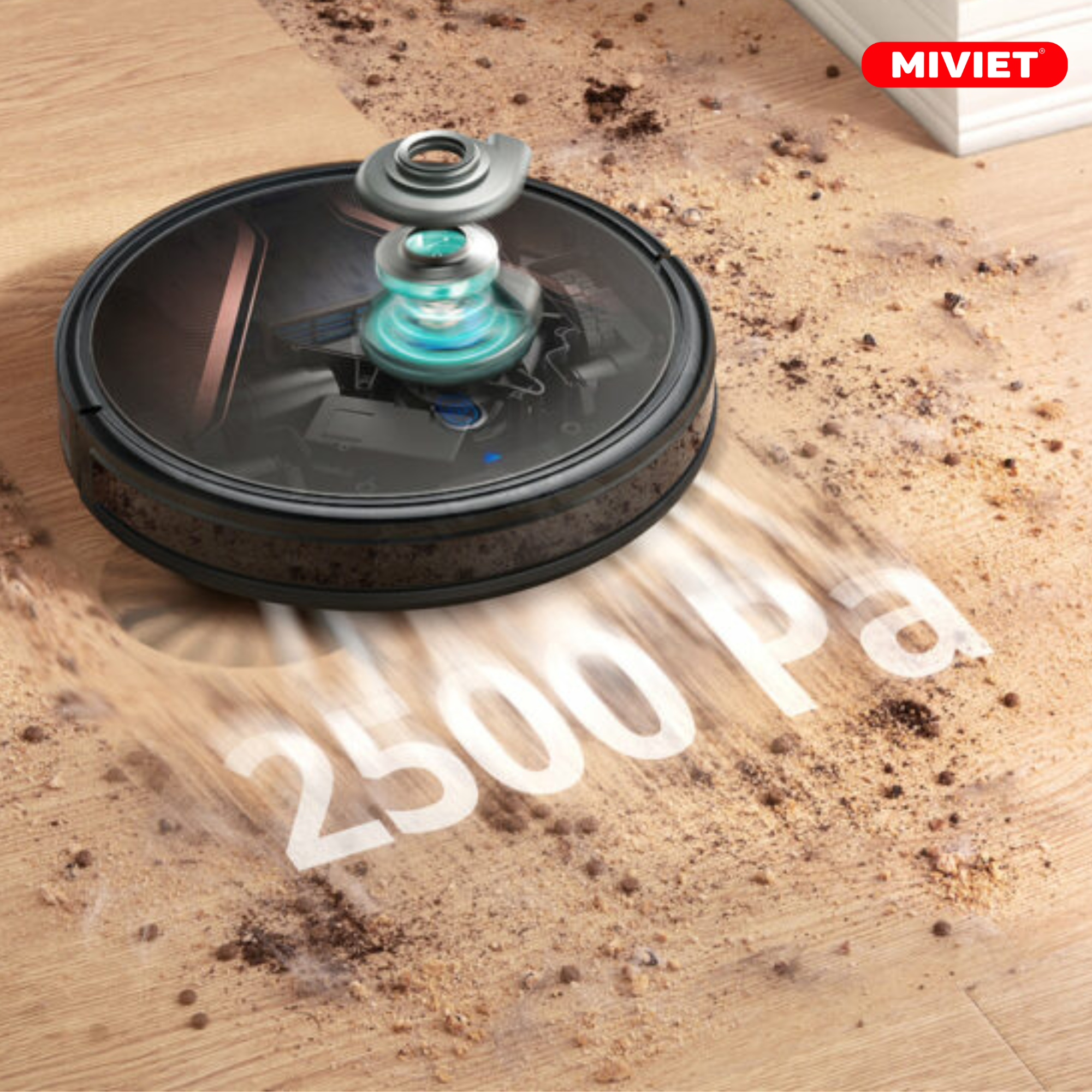 Robot Hút Bụi Lau Nhà Eufy Robovac G20 Hybrid - Bản Quốc Tế - BH 12 Tháng công suất hút lên đến 2500pa