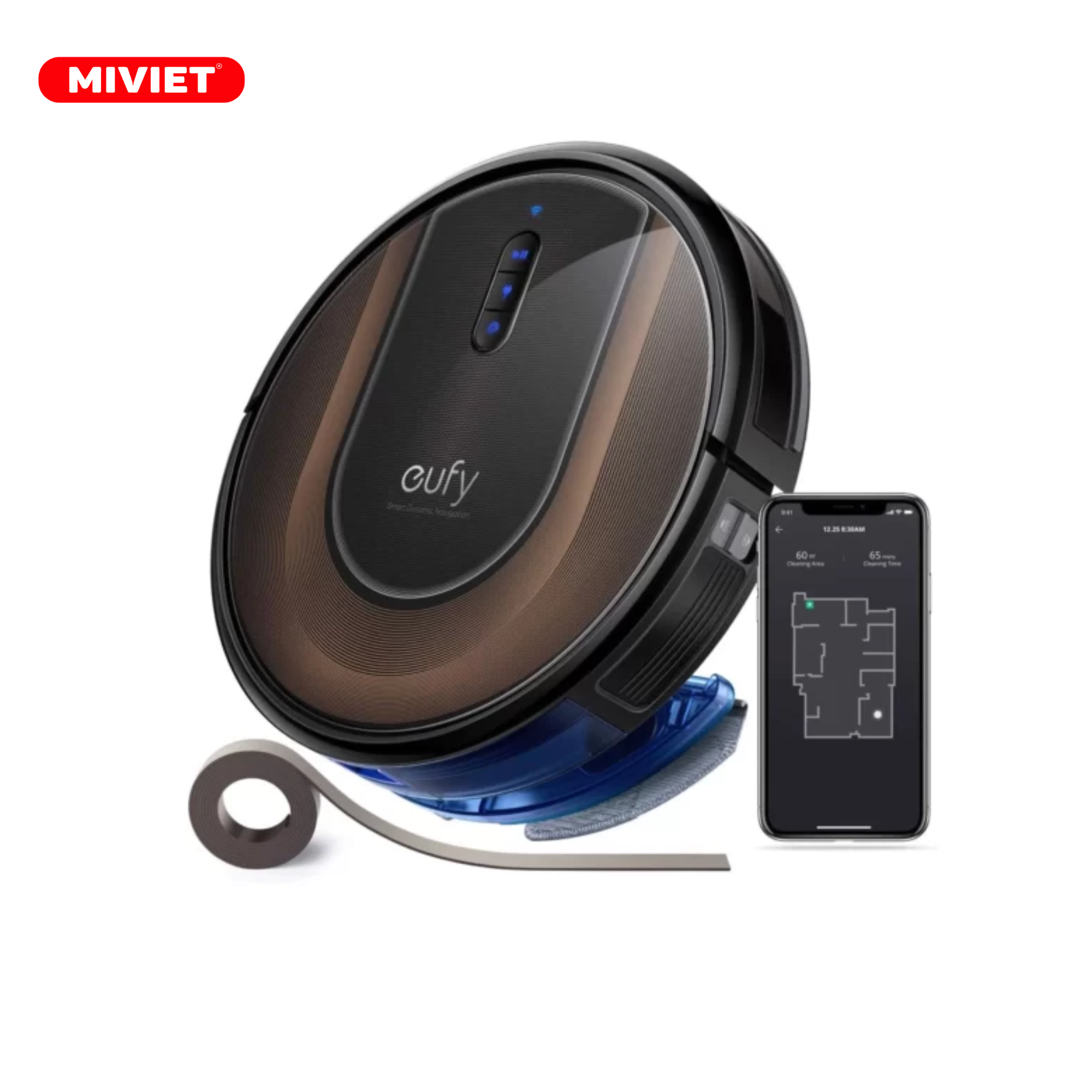 Robot Hút Bụi Lau Nhà Eufy Robovac G30 Hybrid - Bản Quốc Tế - BH 12 Tháng Robot Hút Bụi Lau Nhà Eufy Robovac G30 Hybrid