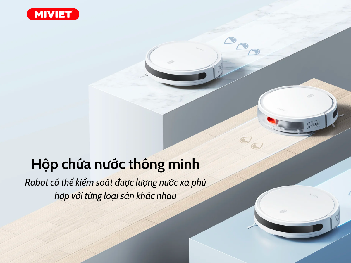 Robot hút bụi lau nhà Xiaomi Vacuum E10 Hộp chứa nước thông minh