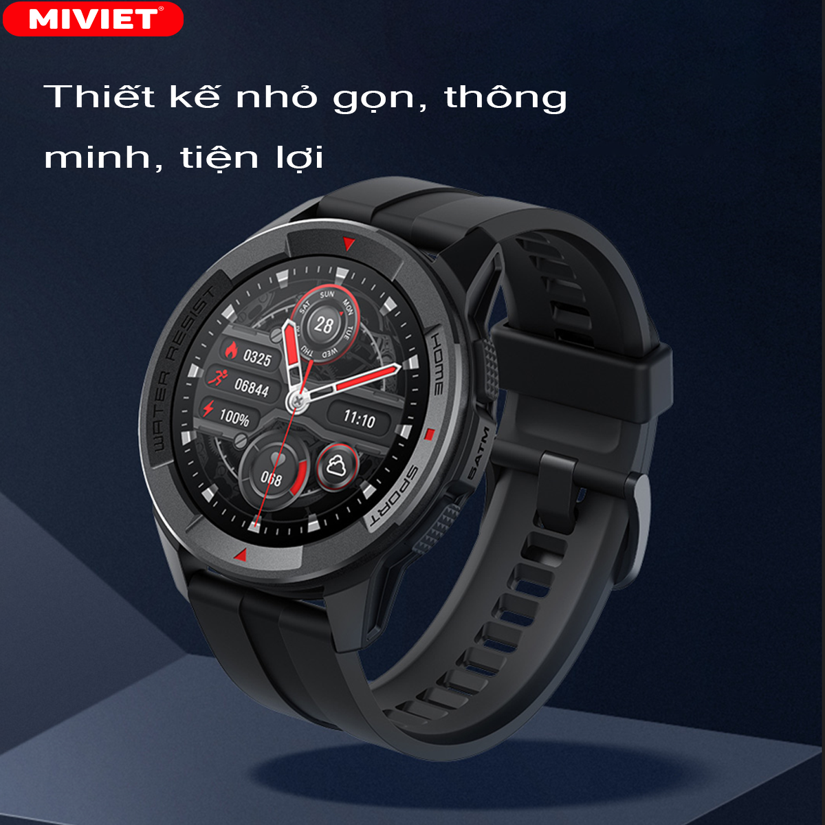Đồng Hồ Thông Minh Mibro X1 XPAW005 - BH 12 Tháng Thiết kế nhỏ gọn, thông minh, tiện lợi