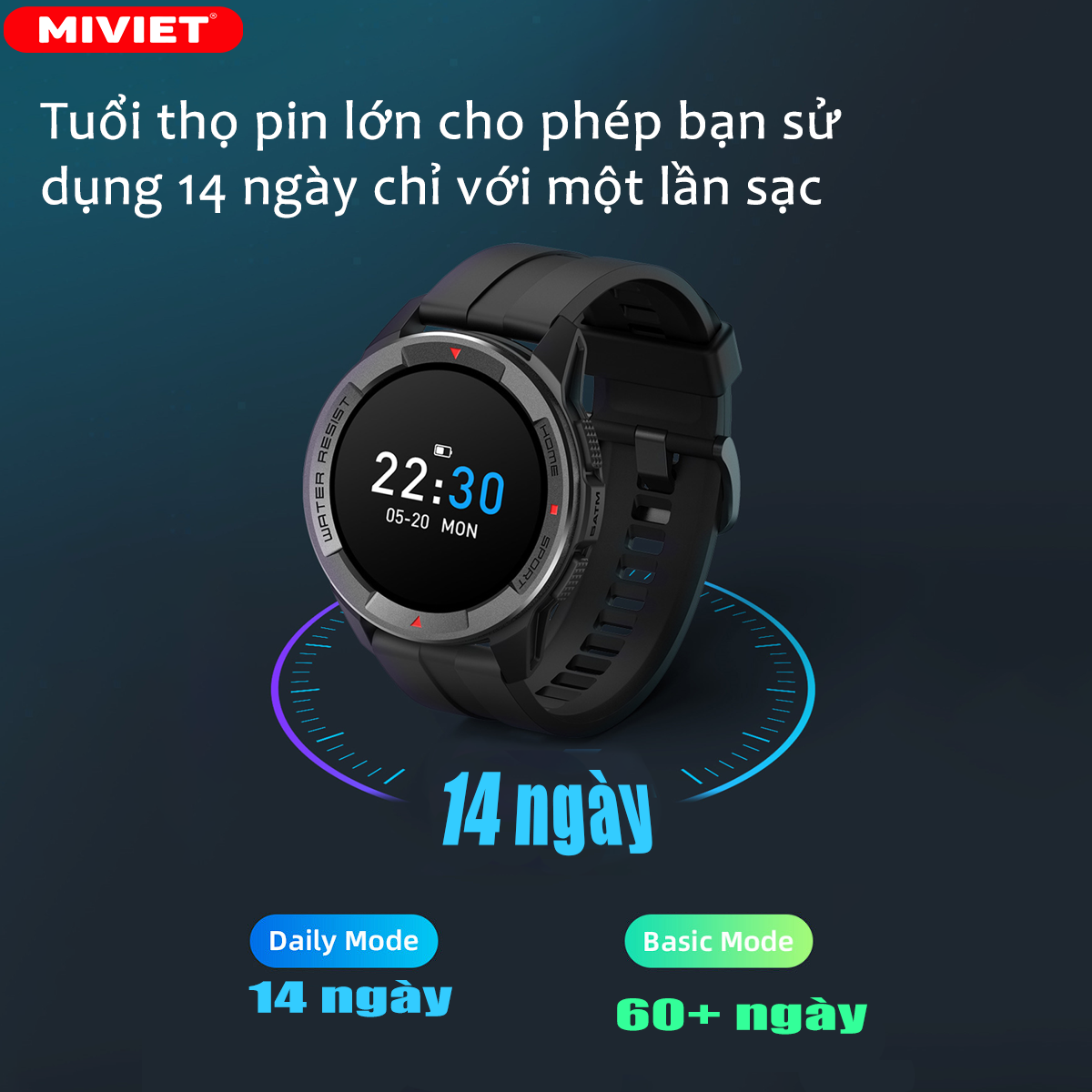 Đồng Hồ Thông Minh Mibro X1 XPAW005 - BH 12 Tháng Tuổi thọ pin ấn tượng