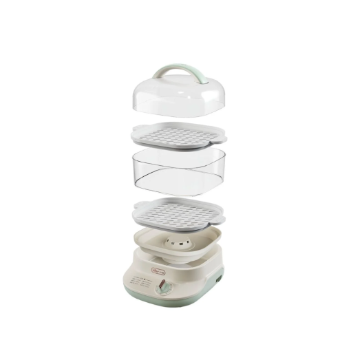 Nồi hấp thức ăn Bear DZG-C60Q8 - Dung tích 6L - Hàng chính hãng - Tiếng Anh/Việt - BH 18 tháng - Full VAT