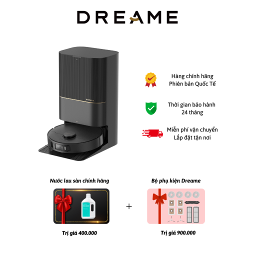 Robot hút bụi lau nhà Dreame X30 Ultra – Bản Quốc Tế – Chính Hãng