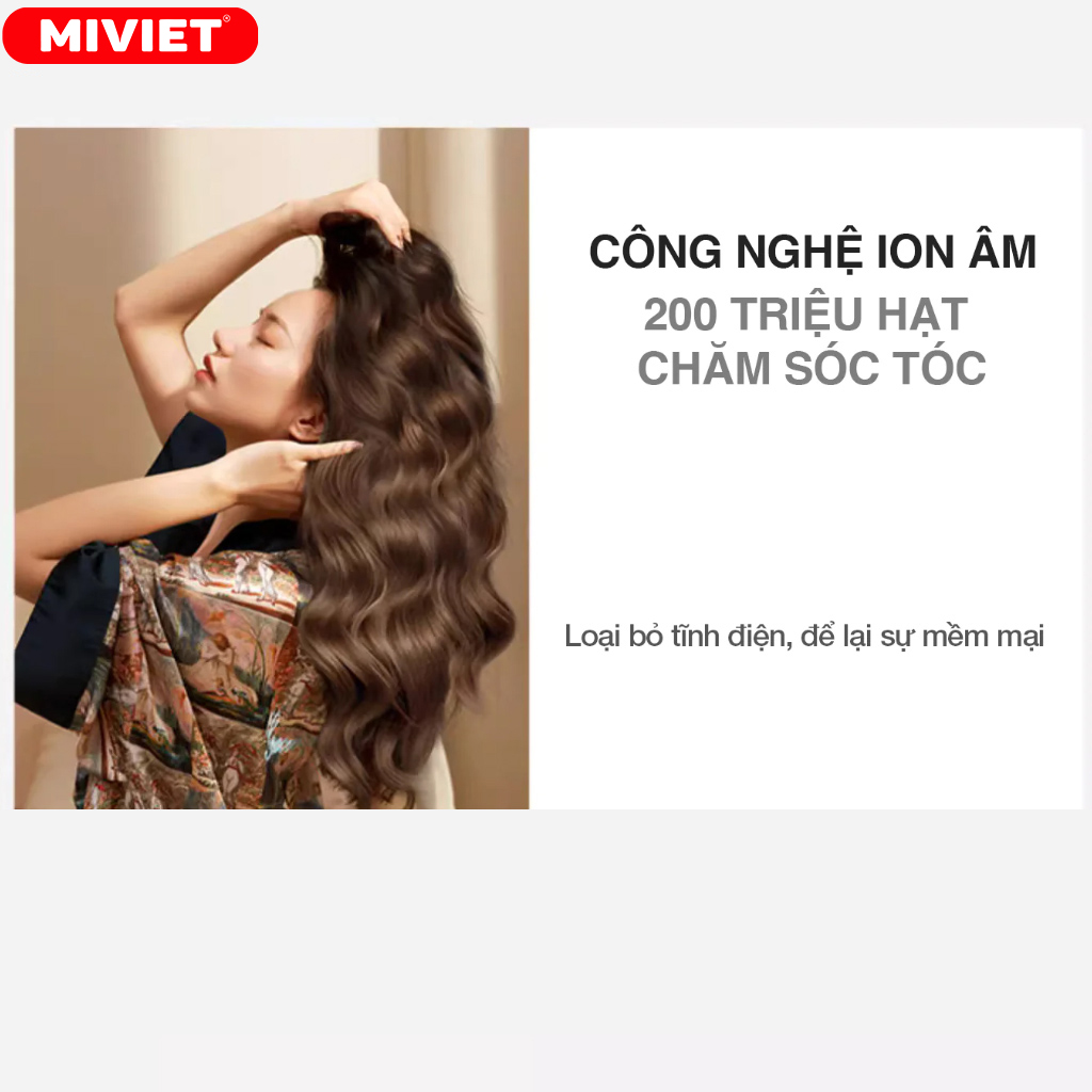 Máy sấy tóc cao cấp Laifen Swift Premium - Chính Hãng - New 2024 Công nghệ tạo ion âm tạo ra 200 triệu hạt giúp chăm sóc tóc
