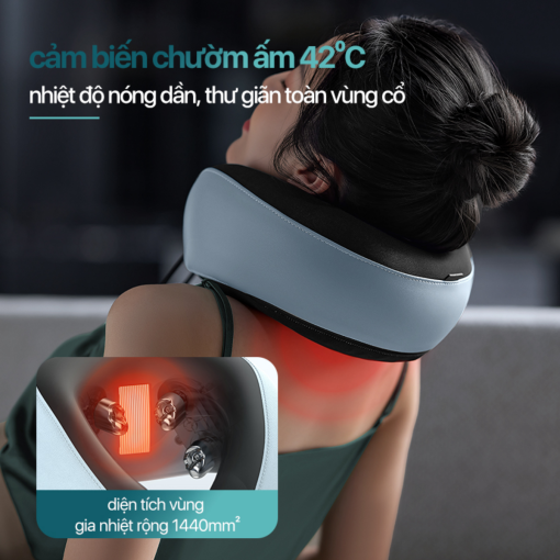 Máy massage cổ vai gáy PHILIPS PPM3304 chức năng chườm ấm