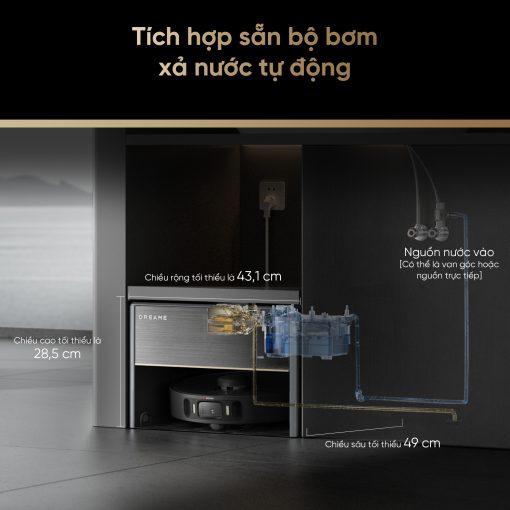 Robot hút bụi lau nhà Dreame X30 Master