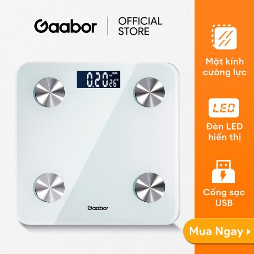 Thông số kỹ thuật cân điện tử sức khỏe thông minh Gaabor GWS-M02A