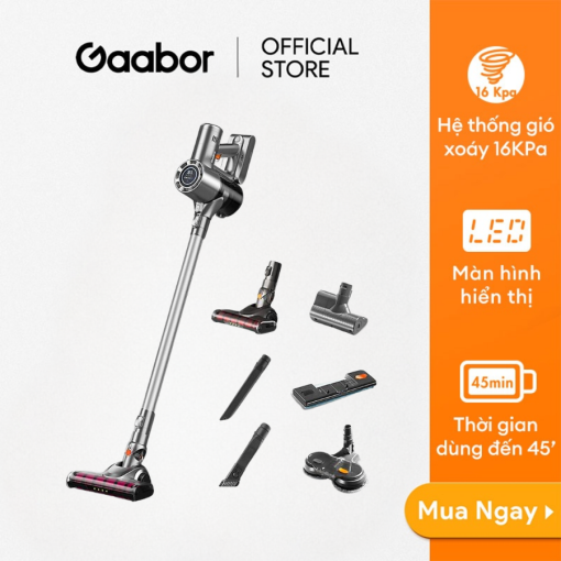 Thông số kỹ thuật máy hút bụi không dây Gaabor GVCL-D10AMax