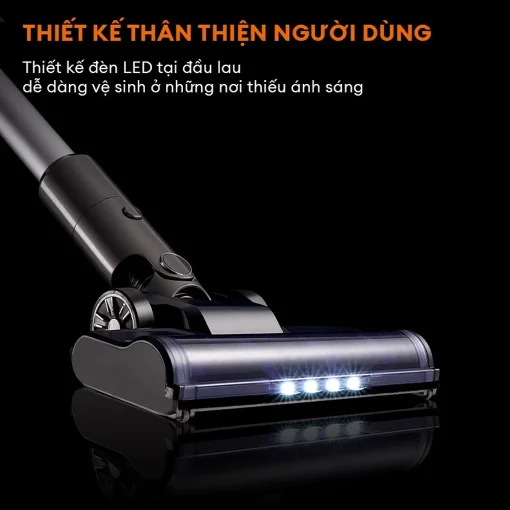 Máy hút bụi không dây Gaabor VCL10E-BK01A có đèn LED