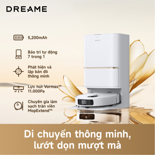 Robot hút bụi lau nhà Dreame L30s Ultra - Bản quốc tế - Chính hãng