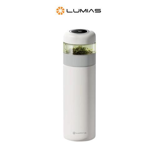 Bình giữ nhiệt LUMIAS HB-4500 PRO 400ml - Hiển thị nhiệt độ - Trắng - Chính hãng