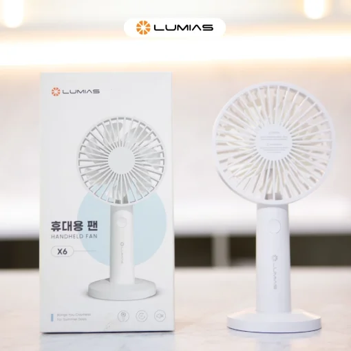 Quạt tích điện cầm tay LUMIAS X6 - Chính hãng