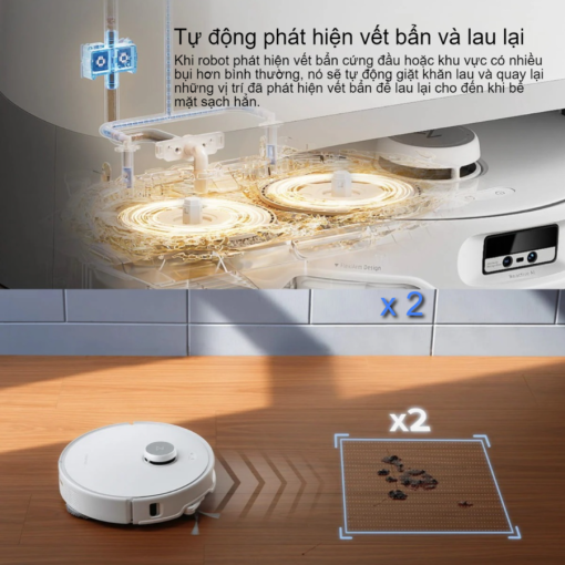 Robot hút bụi Roborock Q Revo Curv