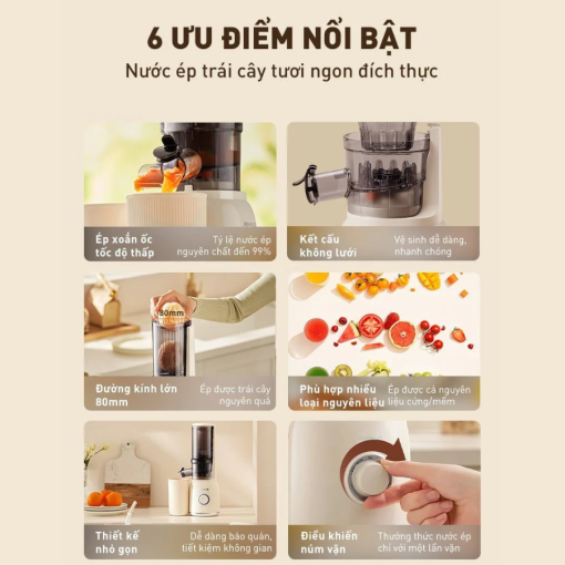 Máy ép chậm Joyoung JSJ-550 | Dung tích 800ml | Công suất 120W