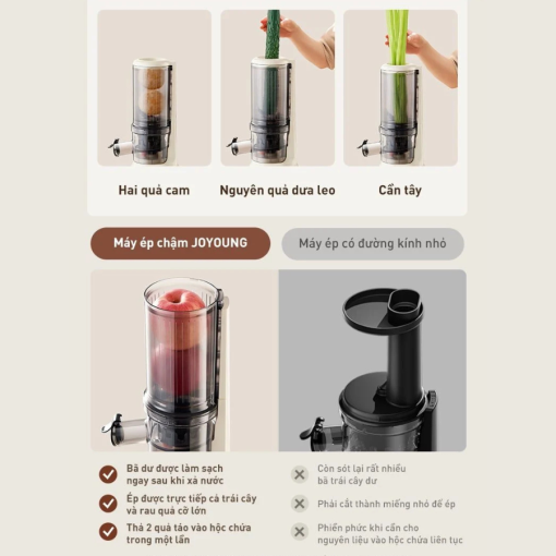 Máy ép chậm Joyoung JSJ-550 | Dung tích 800ml | Công suất 120W
