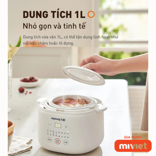 Nồi nấu chậm Joyoung JSC-107 | Dung tích 1L | Công suất 200W