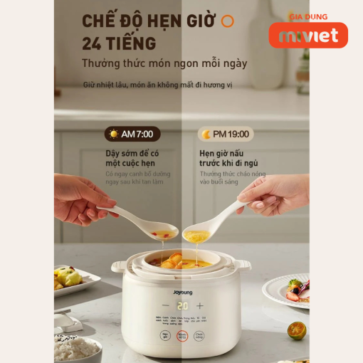 Nồi nấu chậm Joyoung JSC-107 | Dung tích 1L | Công suất 200W