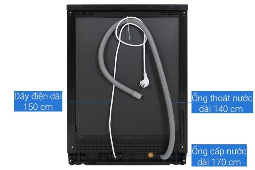 HAFELE HDW-F602EB – 538.21.360 – Máy rửa chén độc lập (14 bộ bát đĩa) – Chính hãng – BH 24 tháng