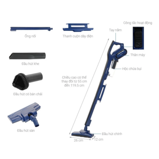 Máy hút bụi cầm tay Deerma DX810 - Chính hãng