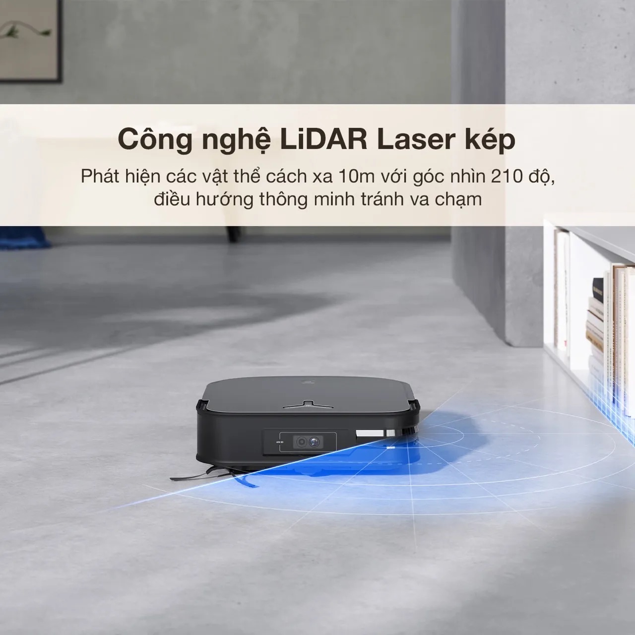 Robot hút bụi lau nhà Ecovacs X2 Combo - Bản Quốc Tế Robot hút bụi lau nhà Ecovacs X2 Combo - Bản Quốc Tế